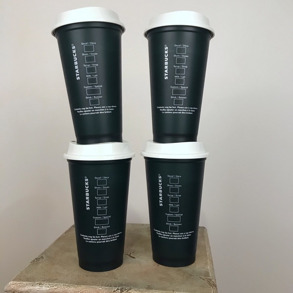 Pack 4 New Starbucks Holiday Color Changing Cups - Picture 3 of 5